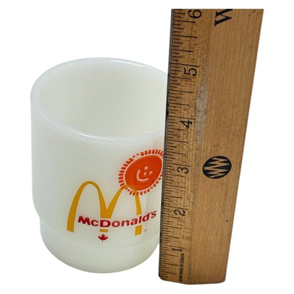 McDonalds Canada Mug Anchor Hocking Fire-King  Lot 2 Rare Without Good Morning - Picture 9 of 10